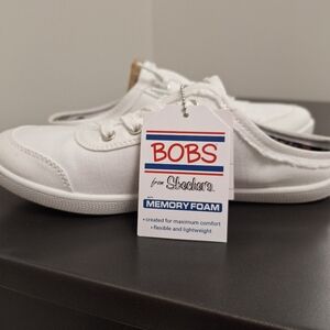 BOBS from Skechers-White-Size 6.5